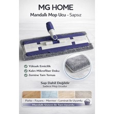 Premini Mandallı Mikrofiber Havlu Mop Ucu Tüm Saplarla Uyumlu