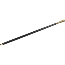 Mikasa Gold metalli siyah deri kaplı baston 98cm
