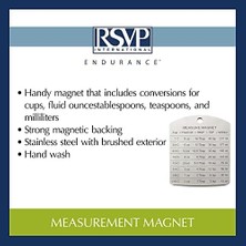 Rsvp International Endurance Magnet Koleksiyonu Paslanmaz Çelik, Dönüşüm Mıknatısı, 4.125X3.5