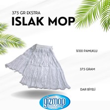 Premini Yumuşak Pamuklu 375 gr Islak Mop 10’lu Zemin Temizlik Seti