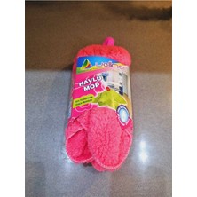 Premini Yumuşak ve Dayanıklı Pembe Havlu Mop, Temizlikte Pratik Çözüm