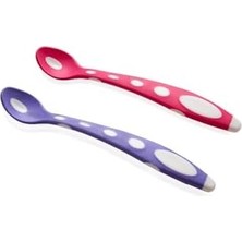 MWX Teknoloji Silikon Mama Kaşığı (Pembe / Mor)