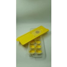 01 Bas Parmak Silikon Buz Kalıbı, 12 Bölmeli, 2 Adet
