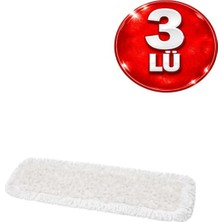 Premini Nemli 60 cm 3'lü Mop Seti, Kolay Temizlik ve Pratik Kullanım Sağlar