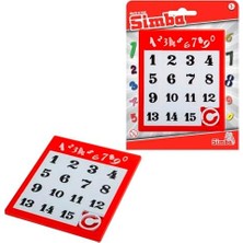 Hype Store 108614687, Hareketli Sayı Bulmacası, 1'den 15'e Kadar 11,5X13,5CM, Sayı Öğretici, Sayma Sayıları, Özel Tasarım