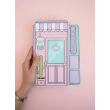 Jaca Kes-Yapıştır-Oyna Bubble Tea Dükkan Işletme Oyunu