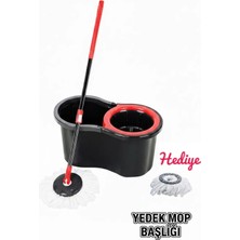 Premini Pratik Portatif Temizlik Seti, Yedek Mop ve Saplı Paspaslı, Ev ve Iş Yeri