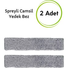 Premini Yedek Mikro Fiber Cam Temizleyici Seti, Spreyli, 2 Adet