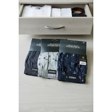 Hobilinka Kenpaul Desenli Poplin Erkek Boxer 6 Adet