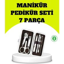 EstoreBox Paslanmaz Çelik Kişisel Bakım Seti – 7 Parça