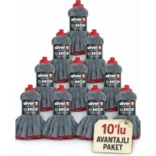 Premini 10’lu Süper Emici Mop Havlu Seti 55X105 Cm, Temizlik Için Mükemmel Çözüm