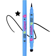 7days B.colour Liquid Eyeliner & Stamp (02 Black Star)