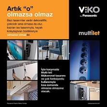 Multi-Let Üçlü Priz Anahtarlı Topraklı Kablolu Çocuk Korumalı 5 mt