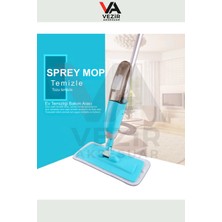 Premini Çevre Dostu 360° Döner Başlıklı Mikrofiber Spreyli Mop