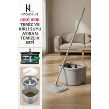 Premini Çift Kovalı Akıllı Temizlik Seti, Kirli Su Ayrımı, Otomatik Özellikli