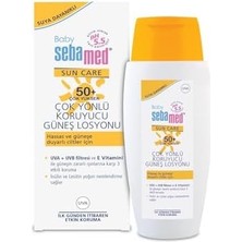 Baby Spf 50+ Uva - Uvb Filtresi ve E Vitamini Etkili Çok Yönlü Koruyucu Çocuk Güneş Losyonu 150 ml