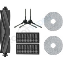 robotyedek Dreame L10S Ultra Gen 2 (RLL32SE) Kauçuk Fırça Hepa Filtre Mop Seti-7 Parça