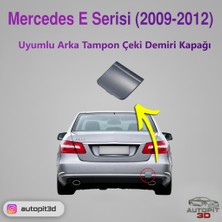 AutoPit 3D Mercedes Benz E Serisi (2009-2012) Uyumlu Arka Tampon Çeki Demiri Kapağı