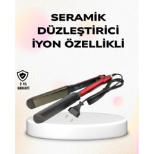 EstoreBox Profesyonel Titanyum Saç Düzleştirici – Ayarlanabilir Isı ve Hızlı Isınma Özellikli