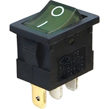 Voltaj Kcd1-1 Yeşil Işıklı On/off Anahtar 3 Pin