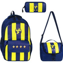 KumOziShop Taraftar Baskılı Ortopedik Ultra Lüx Okul Çantası Termal Beslenme ve Kalemlik