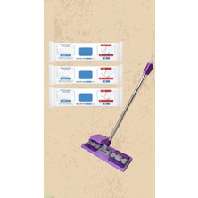 Premini Yumuşak ve Dayanıklı Yer Temizlik Havlusu, 50 Yaprak, 3 Paket, Mop Seti