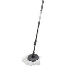Premini Çevre Dostu 360° Mikrofiber Mop Seti ve Yedek Sap ile Temizlik Konforu
