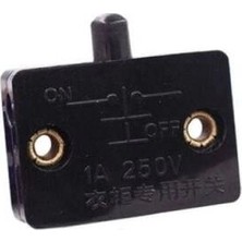 Voltaj IC-187F Ters Kapak Swici Dolap kapak switch Sıva Üstü 250V 1A Siyah