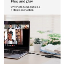 Connect Usb-C - Ethernet + Şarj Adaptörü 100W, Gigabit Ethernet Bağlantı Noktası ve Usb-C Bağlantı Noktası -