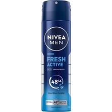 Men Erkek Sprey Deodorant Fresh 150 Ml,ter Kokusuna Karşı 48 Saat Koruma,okyanus Özleri,uzun Süren Ferahlık,alüminyum Içermeyen Formül