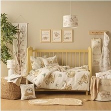 Grains Global Bella Maıson Sloth Hayvan Baskılı%70 Pamuk%30 Polyester Oyuncak Sepeti, Çok Renkli, 36X40 cm
