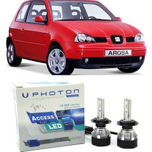 Photon Seat Arosa LED Xenon Uzun Far Ampulü H3 Access Yeni Seri Beyaz 2000-2005
