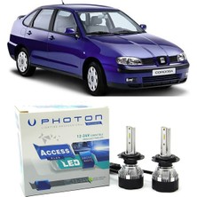 Photon Seat Cordoba LED Xenon Uzun Far Ampulü H1 Access Yeni Seri Beyaz 1999-2003