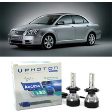 Photon Toyota Avensis LED Xenon Uzun Far Ampulü H1 Access Yeni Seri Beyaz 2003-2006