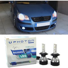 Photon Vw Polo Mk4 LED Xenon Kısa Far Ampulü H7 Access Yeni Seri Beyaz 2000-2010