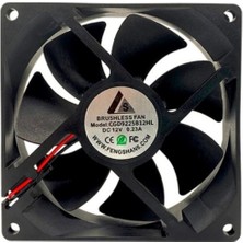 Voltaj 92X92X25 Dc 12V 0,23A Brushless Cooling Fan (3 Kablo)