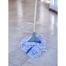 Premini Hızlı ve Etkili Temizlik Için Dar Ağızlı Gürgen Saplı Islak Mop Ucu