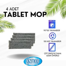 Premini 4'lü Mikrofiber Yedek Mop Seti, Temizlikte Kolaylık Sağlar