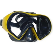 Happy Junior Star Diving Dalış Maskesi Yetişkin - 51702-SARI