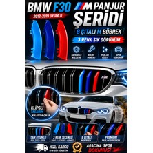 PINUKS Bmw F30 2012-2019 8 Çıta M Böbrek Panjur Şeridi Aksesuar Dünyası