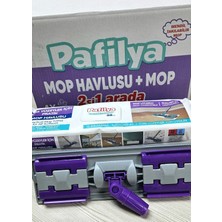 Premini Çiftli Mop ve Havlu Seti, Temizlik Için Pratik ve Kullanışlı 2'li Paket