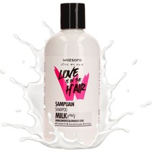Watsons Love Is In The Hair Milk Şampuan 300 ml (5'li Paket)