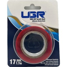 Voltaj Silikonlu Çift Taraflı Montaj Bandı (VHB) 17mm x 1.7m