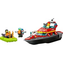Toyfest Itfaiye Kurtarma Teknesi 60373 Çok Parçalı Yapı Oyuncağı