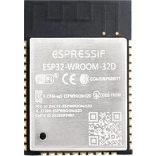 Voltaj Espressif ESP32-WROOM-32D 16MB 128MBIT Flash Wifi + Bluetooth Modülü