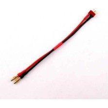 Voltaj 16AWG Banana T Plug (Deans) Erkek Dönüştürücü Kablo 21 cm