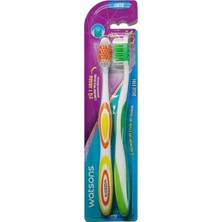 Watsons 3in1 Action Diş Fırçası Orta 2'li (5'li Paket)