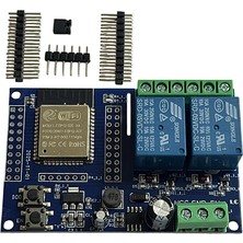 Voltaj ESP32 Wifi Bluetooth 2 Kanal Röle Kartı