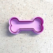 Craftelle Kemik Şekilli Kesici Kalıp - Evcil Hayvan Temalı Polimer Kil, Seramik ve Şeker Hamuru Şekillendirici