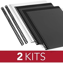 Grains Global Gbc Proclick Kendin Yap Sunum Kiti, 5/16 Inç Çaplı Dikenler, Kağıt, Kapaklar, Paket Başına 2 Kit Içerir (2515665)